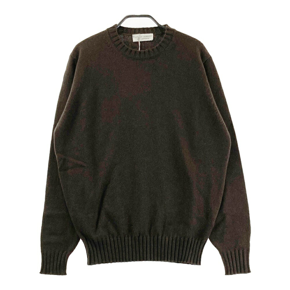 FILIPPO DE LAURENTIIS フィリッポ デ ローレンティス ニット セーター ブラウン系 48 【中古】メンズ