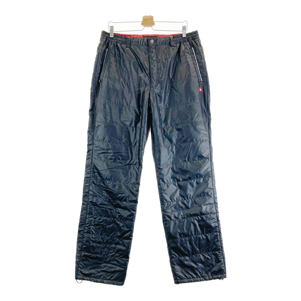 LE COQ GOLF ルコックゴルフ 中綿パンツ ブラック系 LL 【中古】ゴルフウェア メンズ
