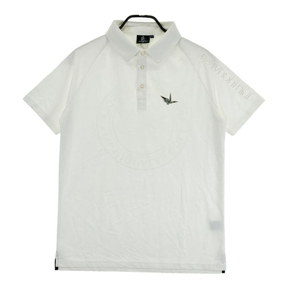 1PIU1UGUALE3 GOLF GRT184 半袖ポロシャツ ホワイト系 4 【中古】ゴルフウェア メンズ 11,563円