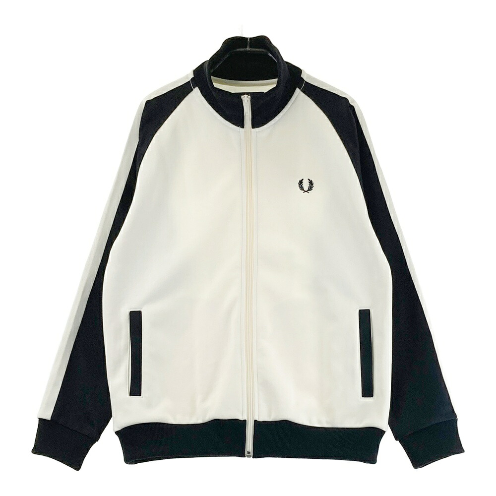 FRED PERRY フレッドペリー ×BEAMS別注 FZ2682 トラックジャケット ジップジャケット ホワイト系 S 【中古】メンズ