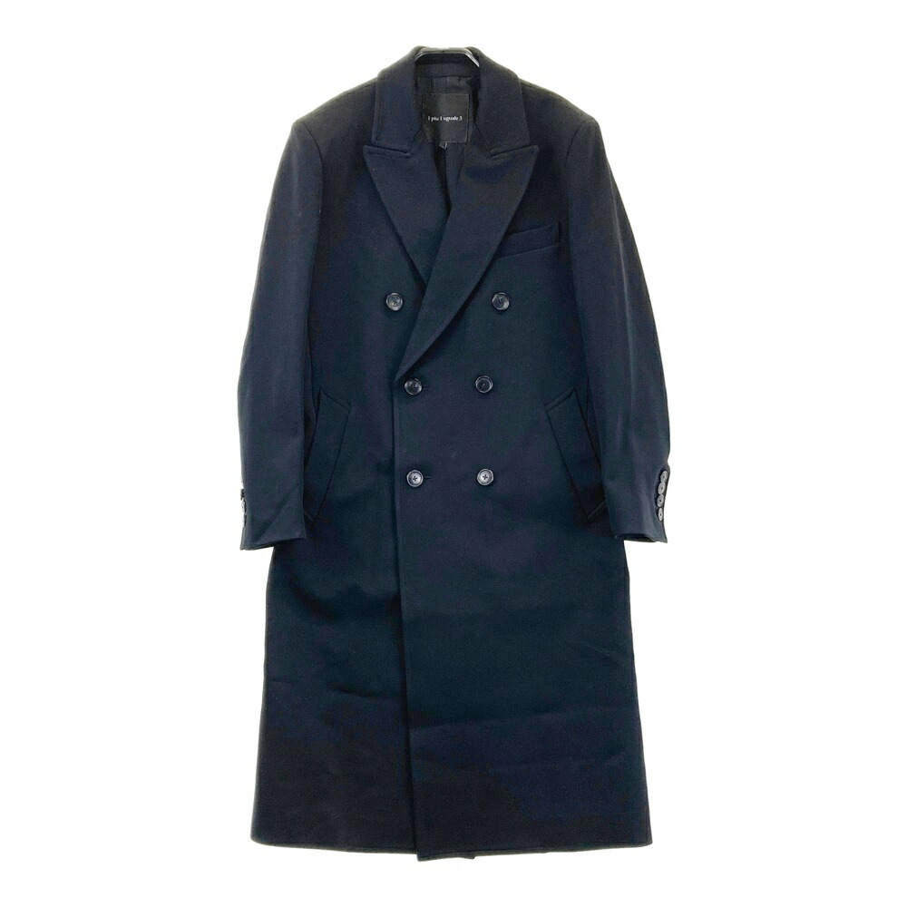 1piu1uguale3 ウノ ピゥ ウノ ウグァーレ トレ MRC164 W-CHESTER COAT コート ブラック系 3 【中古】メンズ