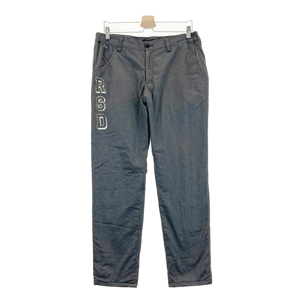 ROUGH&SWELL ラフアンドスウェル 裏フリース ストレッチ ロングパンツ グレー系 L 【中古】ゴルフウェア メンズ