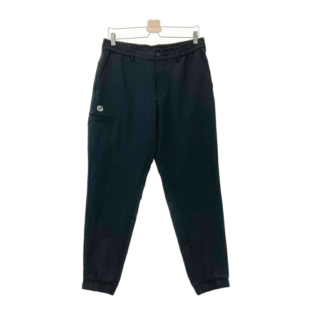 DESCENTE GOLF デサントゴルフ ジョガーパンツ ブラック系 L 【中古】ゴルフウェア メンズ