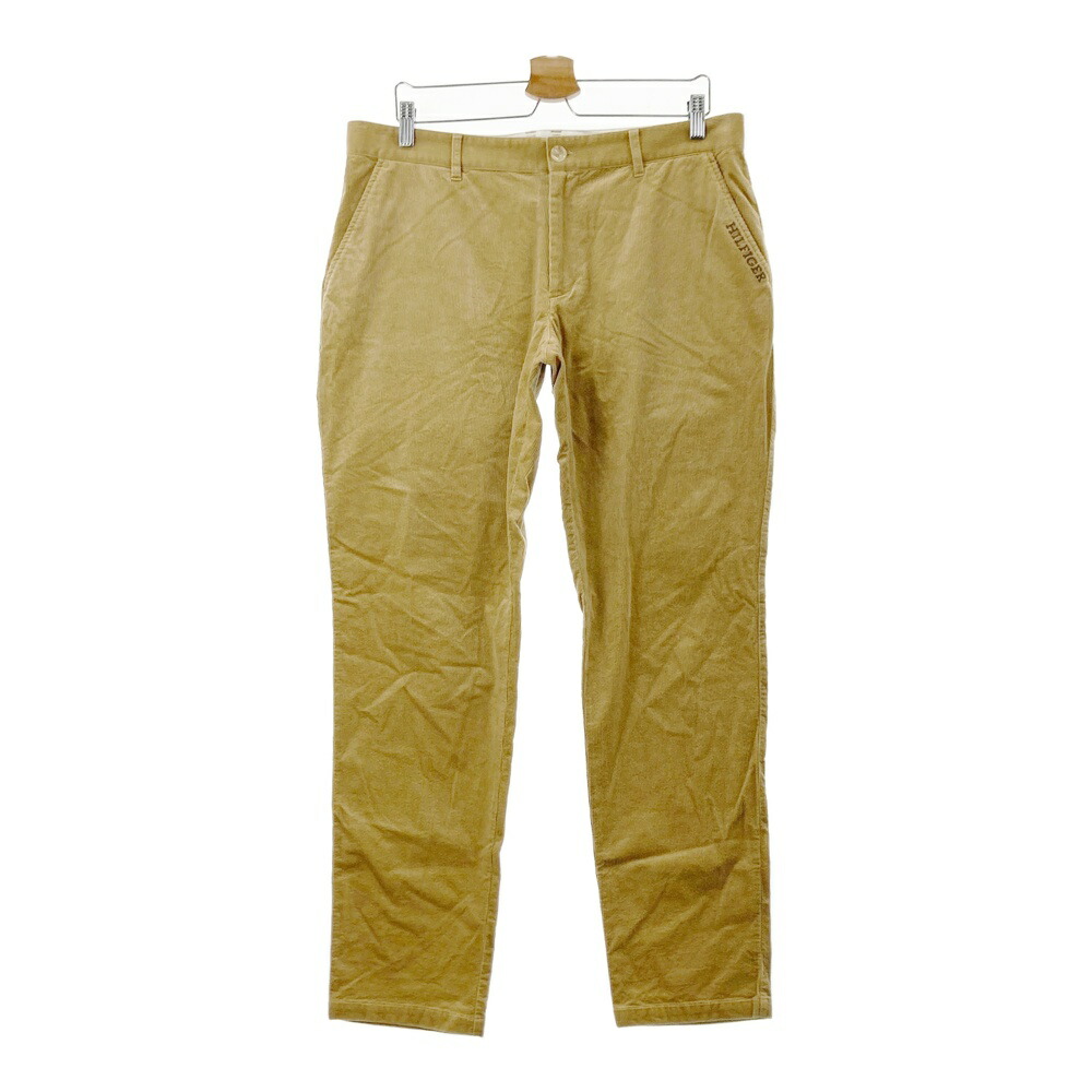 TOMMY HILFIGER GOLF トミー ヒルフィガーゴルフ コーデュロイパンツ ベージュ系 XL 【中古】ゴルフウェア メンズ