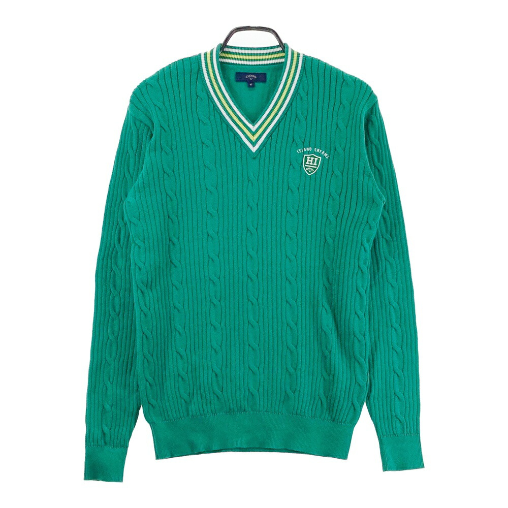 楽天市場】CALLAWAY キャロウェイ Vネック ニットセーター レッド系 L