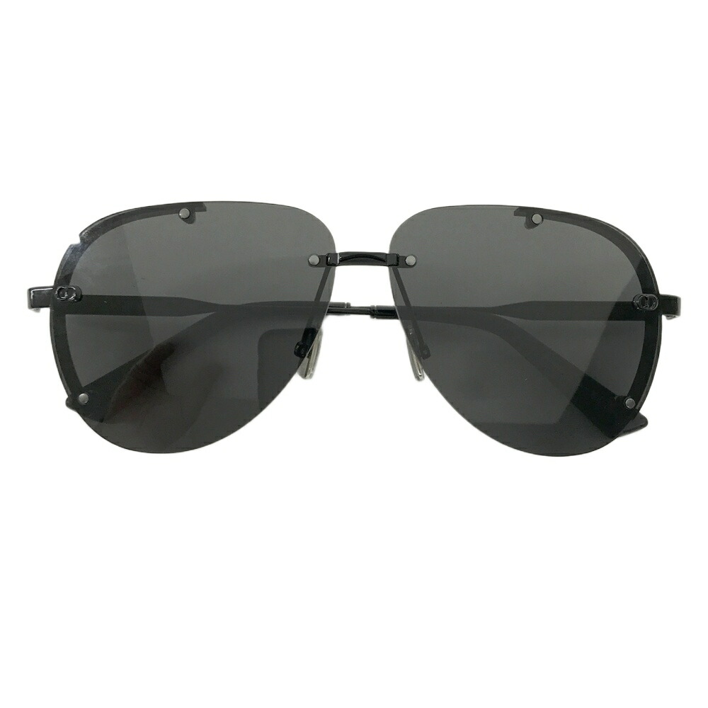 Dior HOMME ディオールオム Neo Dior A1U 黒眼鏡  黒いこと系 61□11 140 【中古】メンズ