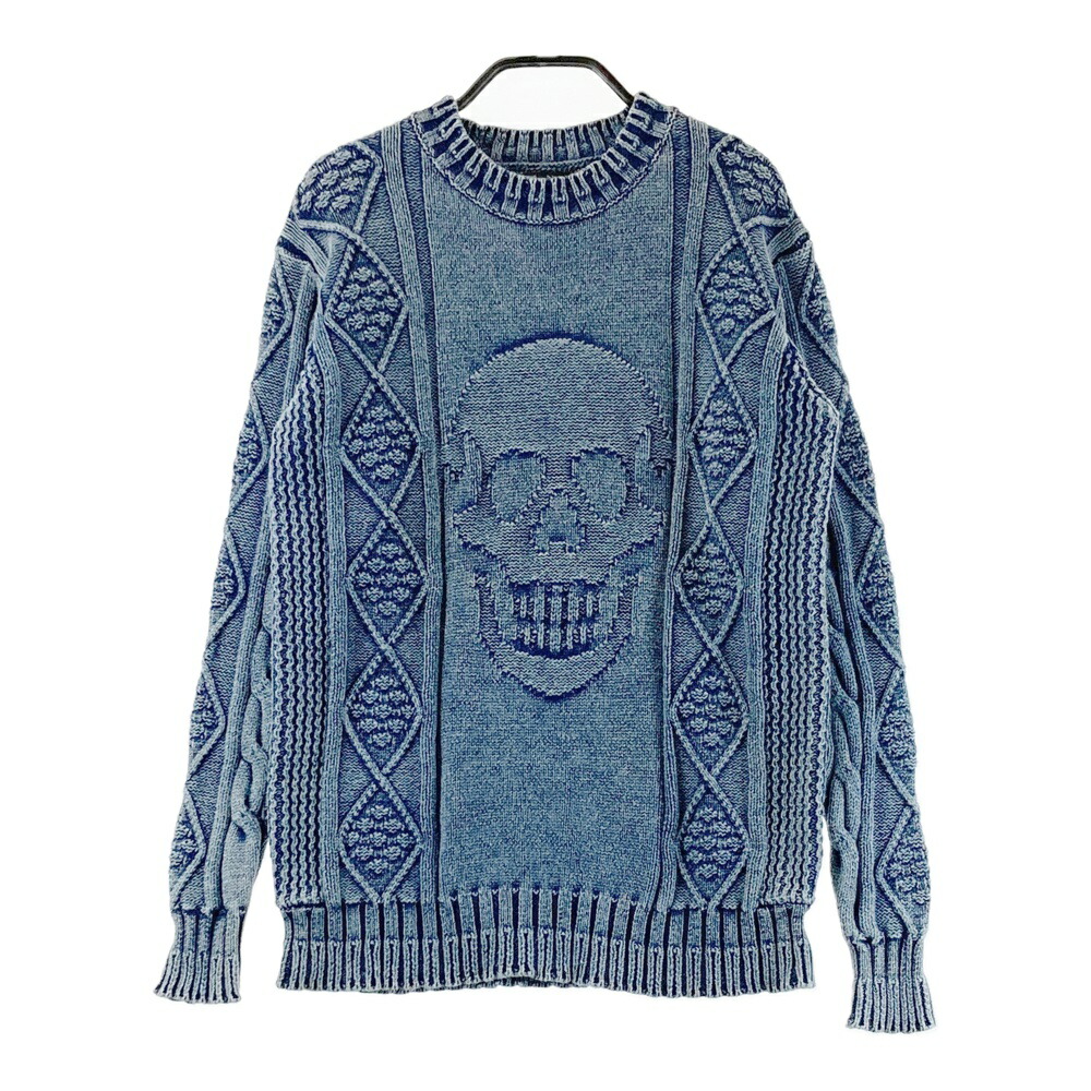 HYSTERICGLAMOUR×Original Blues 綿ニット ORIGINAL BLUES/HYSTERIC LOGO SWEATER(L BLACK): HYSTERIC GLAMOUR