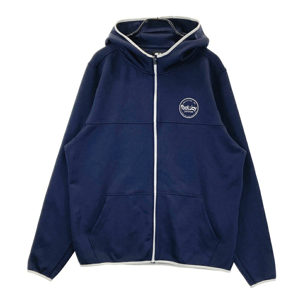 FOOT JOY フットジョイ ジップパーカー ネイビー系 XL 【中古】ゴルフウェア メンズ