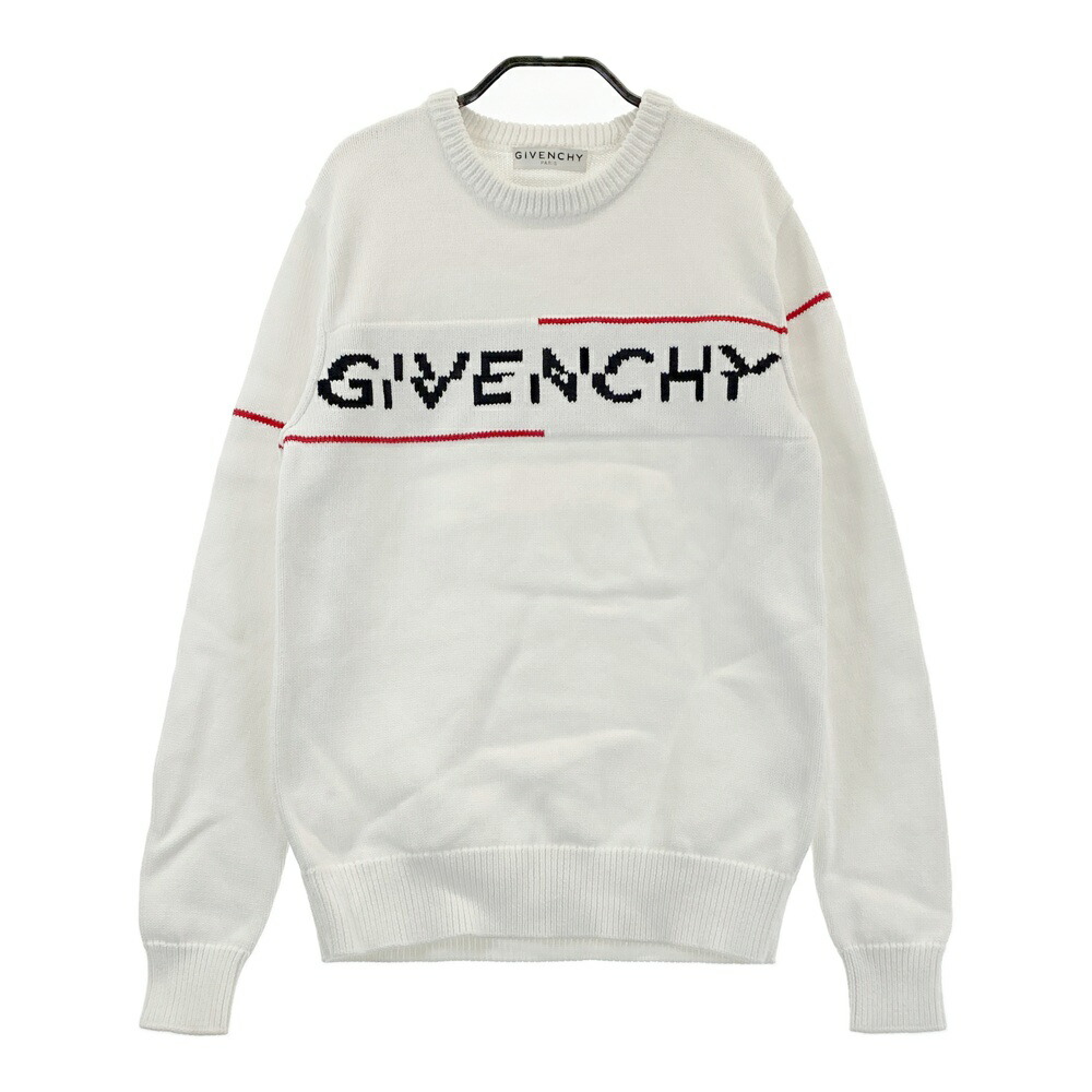 GIVENCHY ジバンシィ BM90B4401M ニットセーター ホワイト系 XS 【中古】メンズ