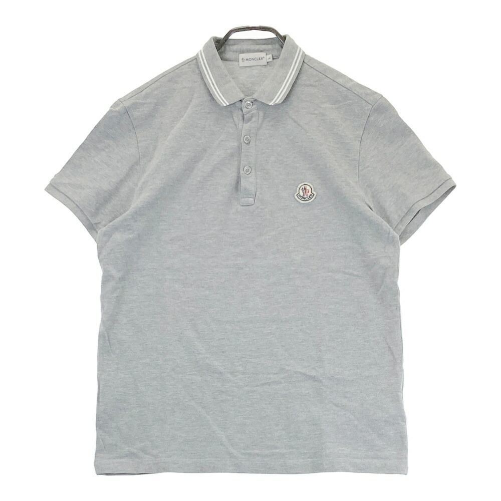 楽天市場】MONCLER モンクレール ポロシャツ サイズ:M デカ ワッペン