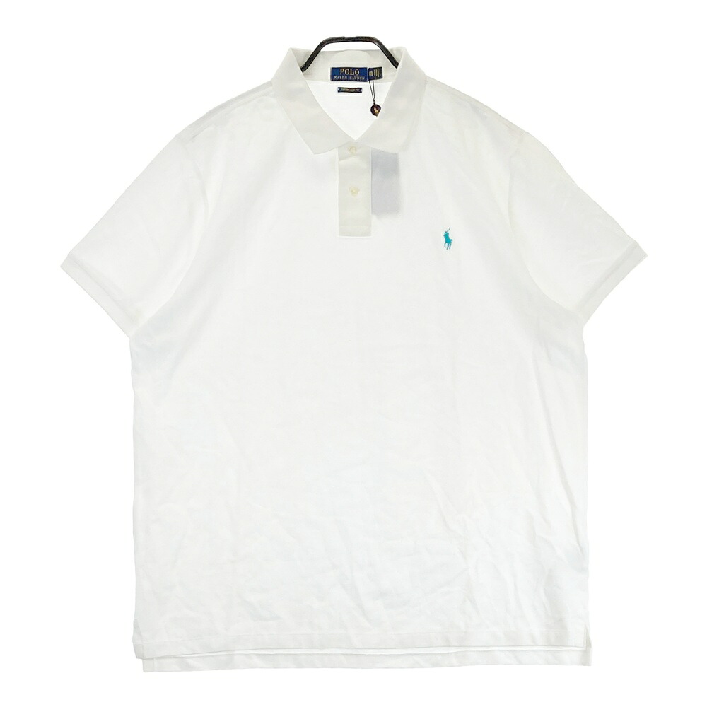 POLO RALPH LAUREN ポロ ラルフローレン 半袖ポロシャツ ホワイト系 XXL 【中古】メンズ