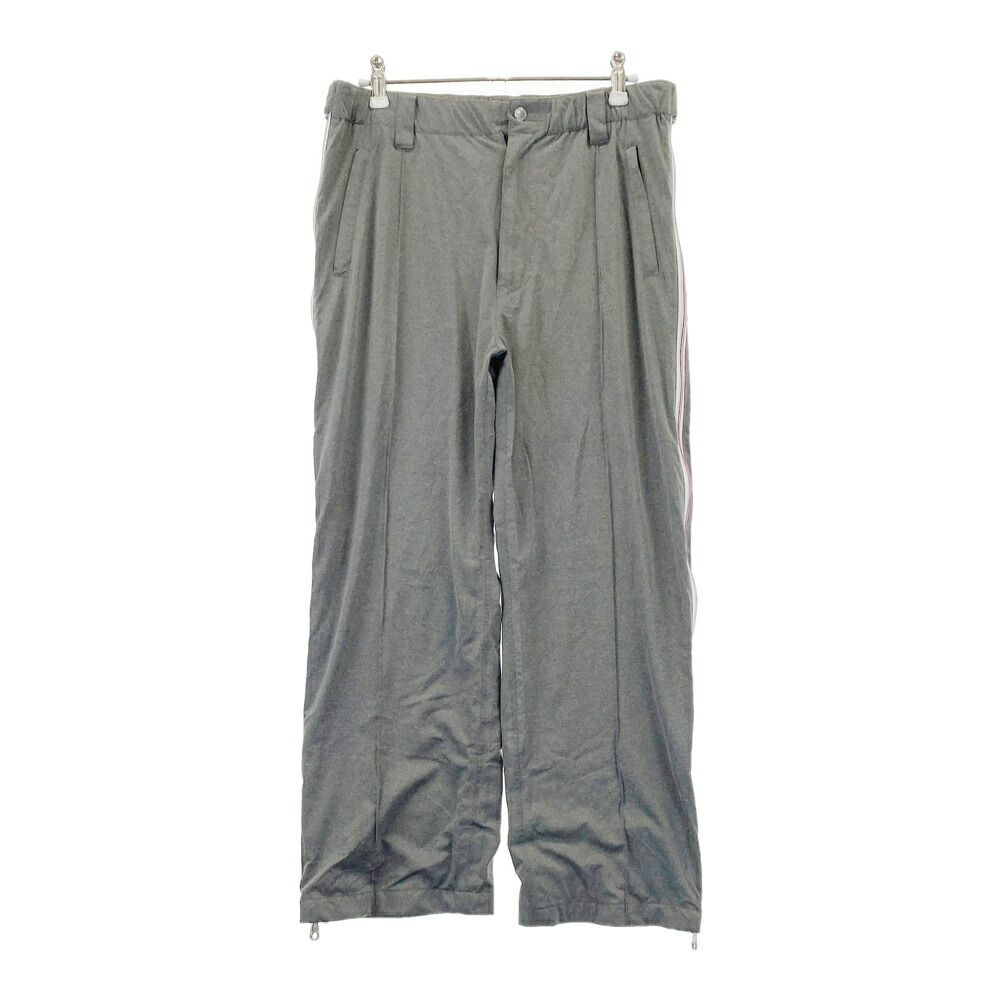MARK&LONA マークアンドロナ ナイロンパンツ サイドジッパー グレー系 M 【中古】ゴルフウェア メンズ