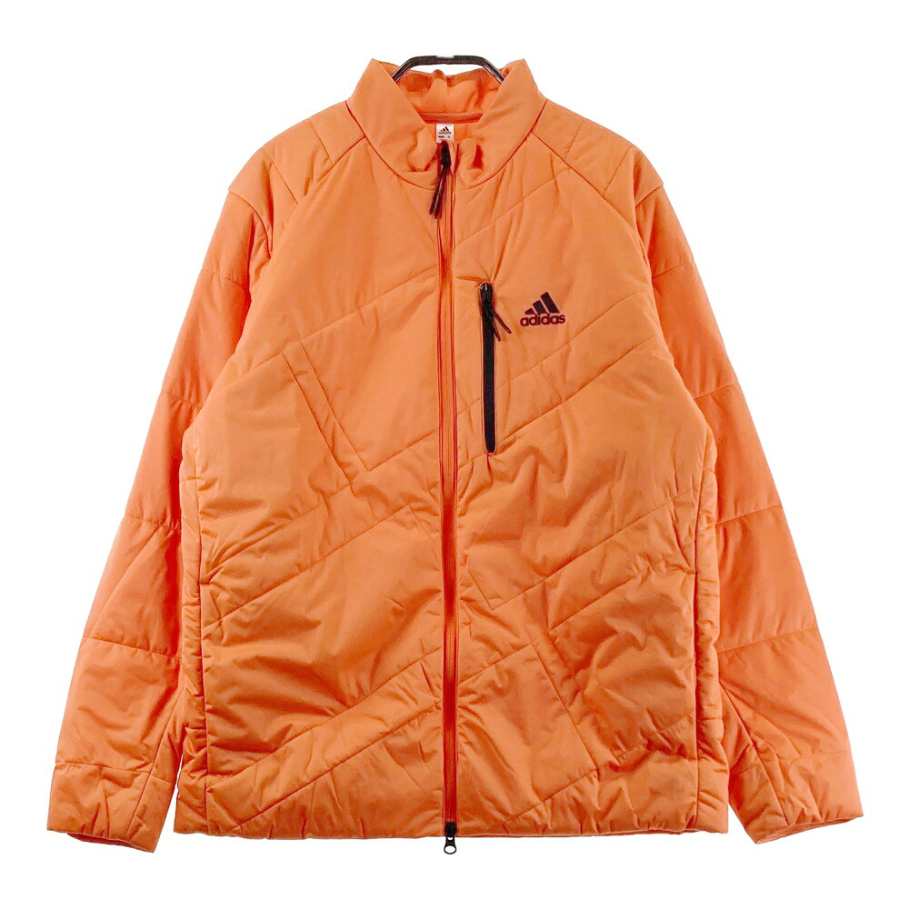 ADIDAS GOLF アディダスゴルフ 2023年モデル 中綿長袖ジャケット オレンジ系 L 【中古】ゴルフウェア メンズ|中古ゴルフウェア通販STST