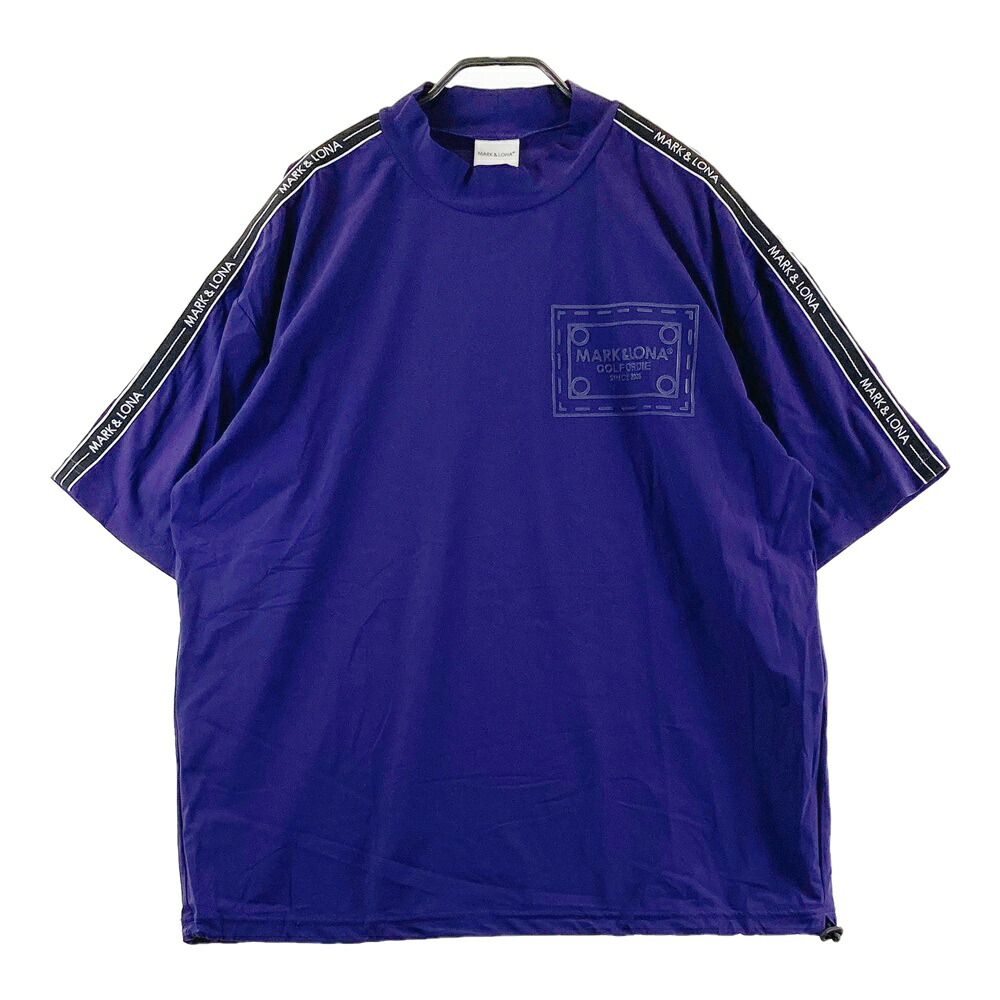 MARK&LONA マークアンドロナ 2024年モデル ハイネック 半袖Tシャツ パープル系 50 【中古】ゴルフウェア メンズ｜中古ゴルフウェア通販STST