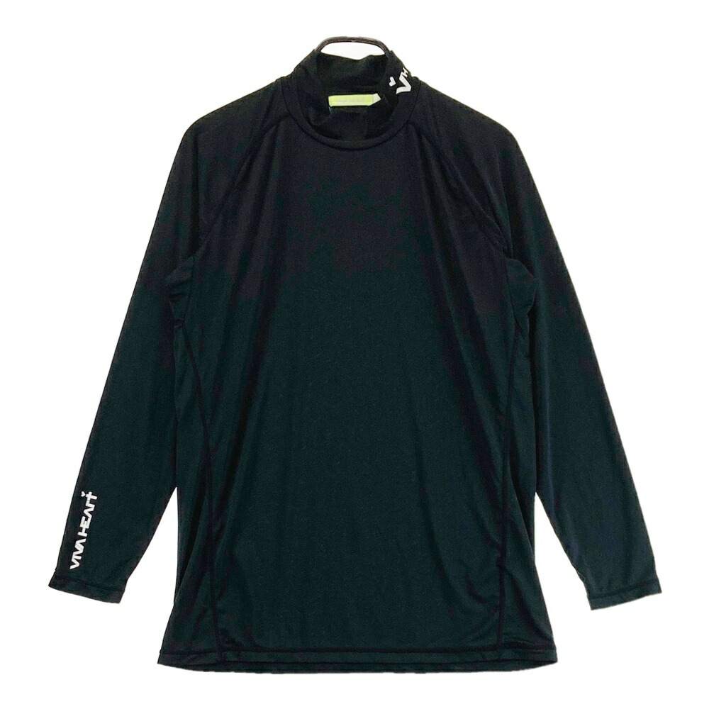 VIVA HEART ビバハート ハイネック 長袖インナーTシャツ ブラック系 52 【中古】ゴルフウェア メンズ