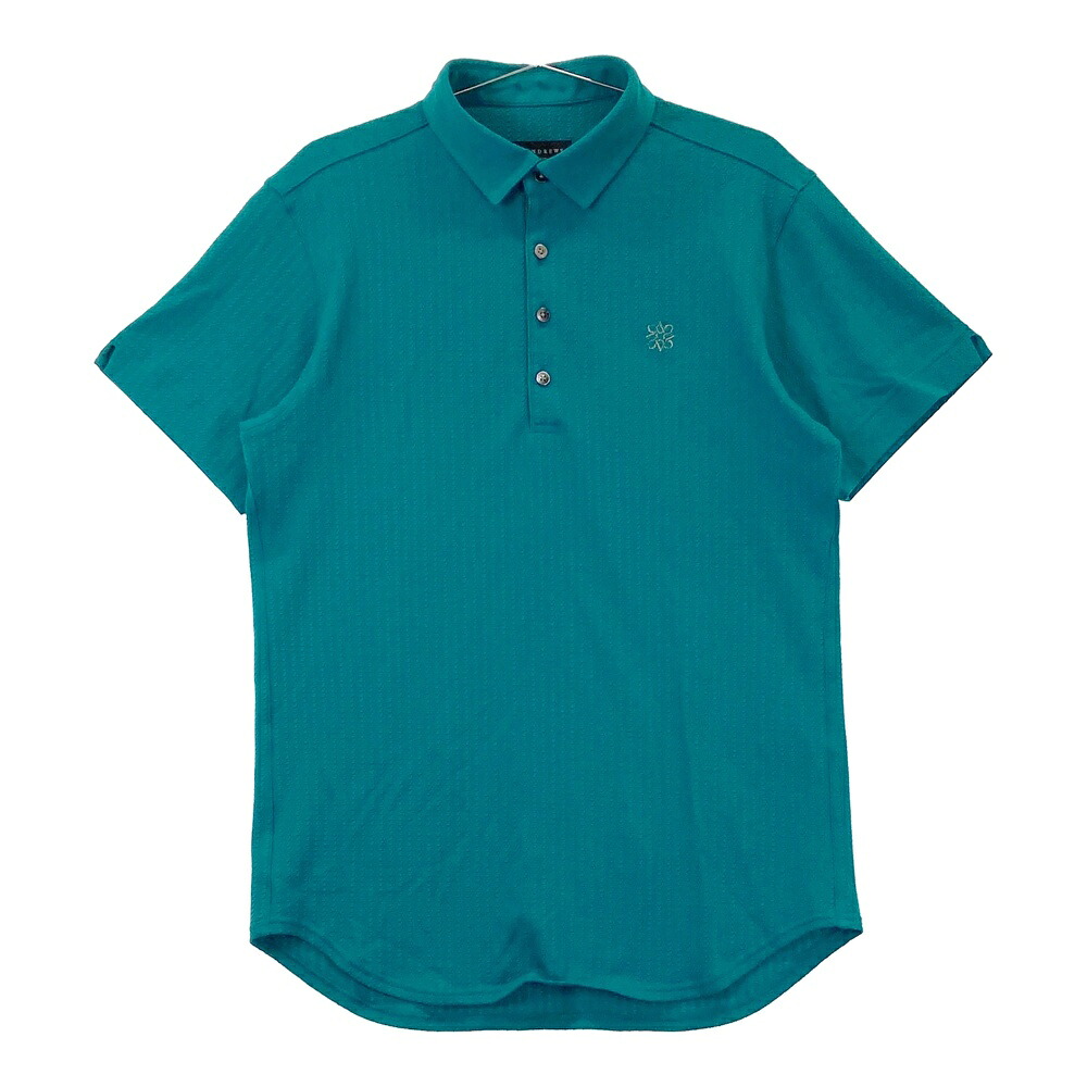 ST ANDREWS セントアンドリュース 2024年モデル 半袖ポロシャツ グリーン系 M 【中古】ゴルフウェア メンズ