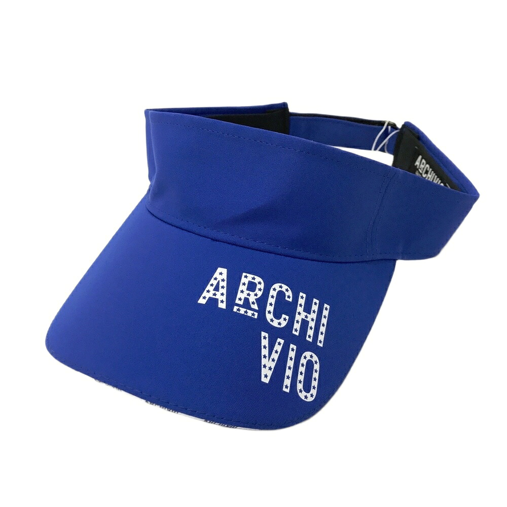 ARCHIVIO アルチビオ サンバイザー ブルー系 00 【中古】ゴルフウェア