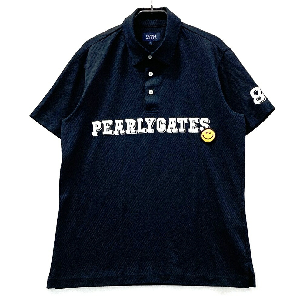 楽天市場】PEARLY GATES パーリーゲイツ 半袖ポロシャツ ネイビー系 4