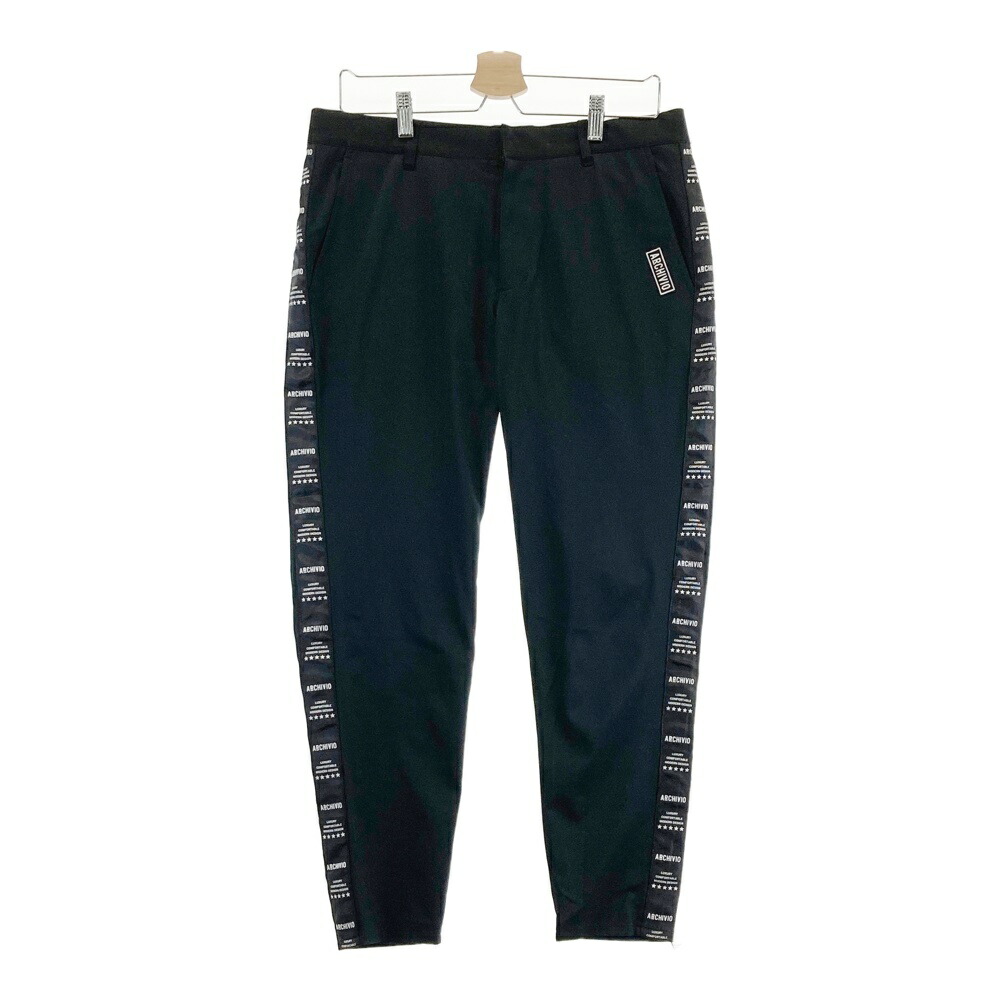 ARCHIVIO アルチビオ ロングパンツ ブラック系 50 【中古】ゴルフウェア メンズ