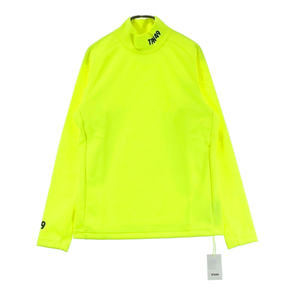 TFW49 ティーエフダブリューフォーティーナイン 裏起毛 ハイネック長袖Tシャツ イエロー系 S 【中古】ゴルフウェア メンズ｜中古ゴルフウェア通販STST