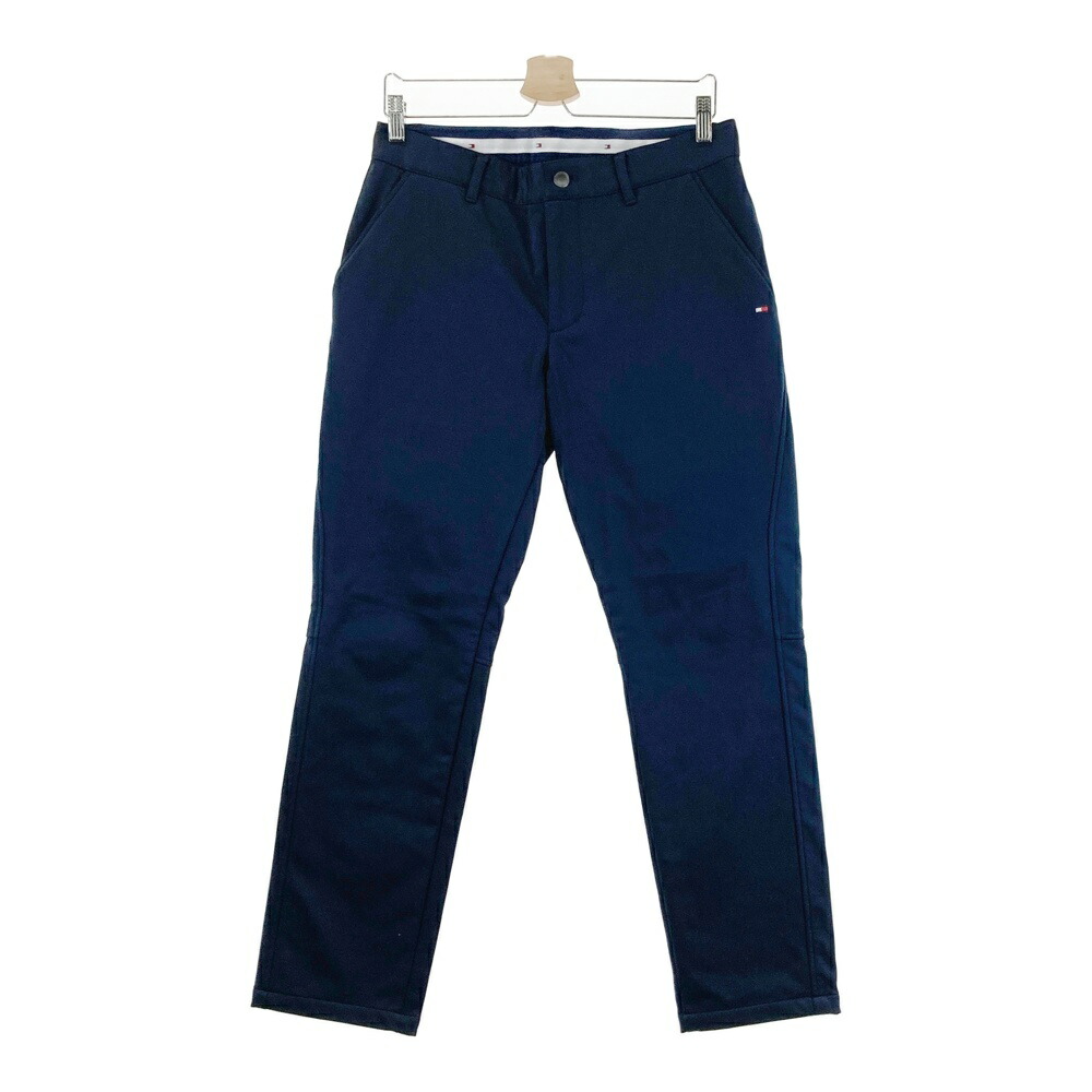 TOMMY HILFIGER GOLF トミー ヒルフィガーゴルフ 裏フリース ロングパンツ ネイビー系 M 【中古】ゴルフウェア メンズ
