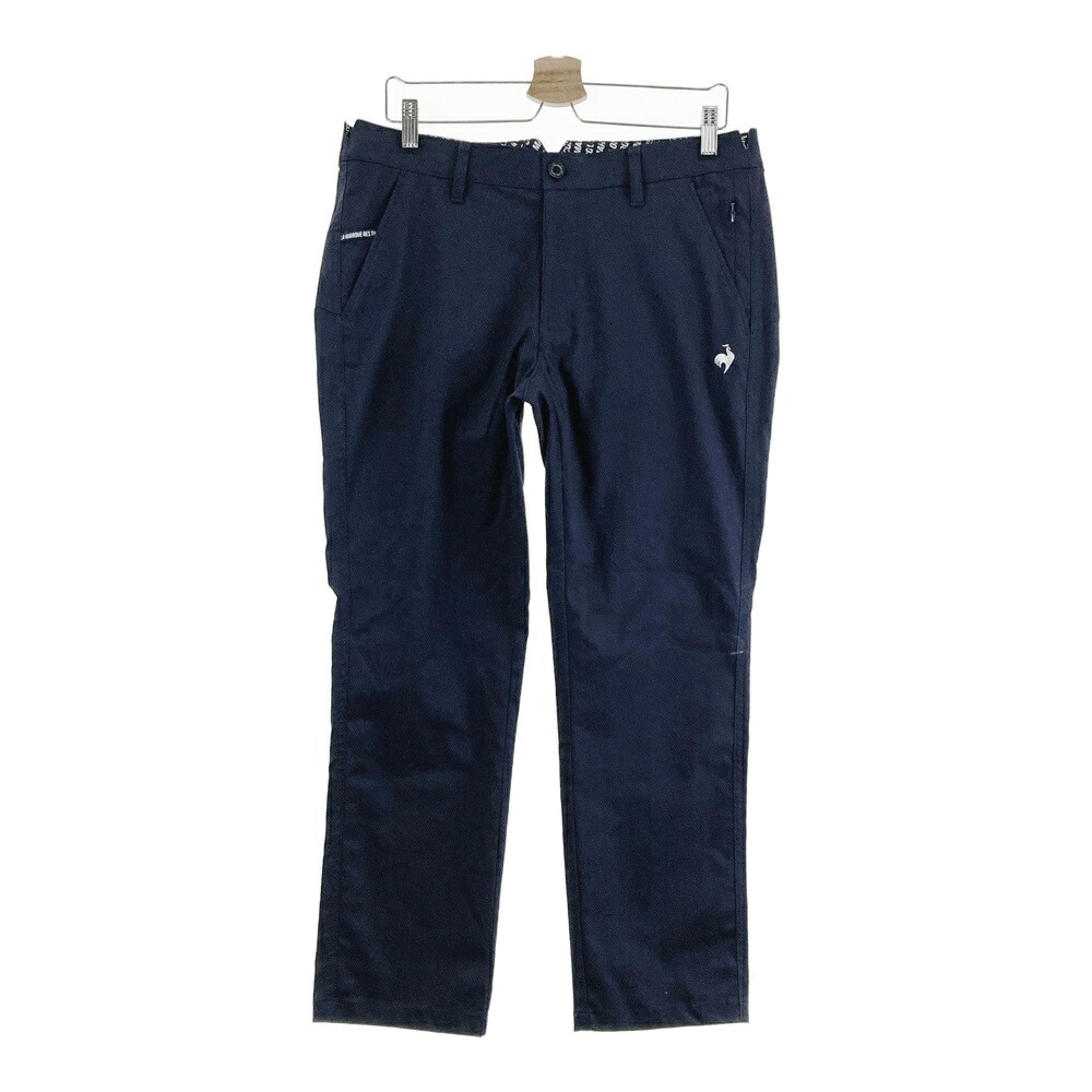LE COQ GOLF ルコックゴルフ ストレッチ ロングパンツ ネイビー系 88 【中古】ゴルフウェア メンズ