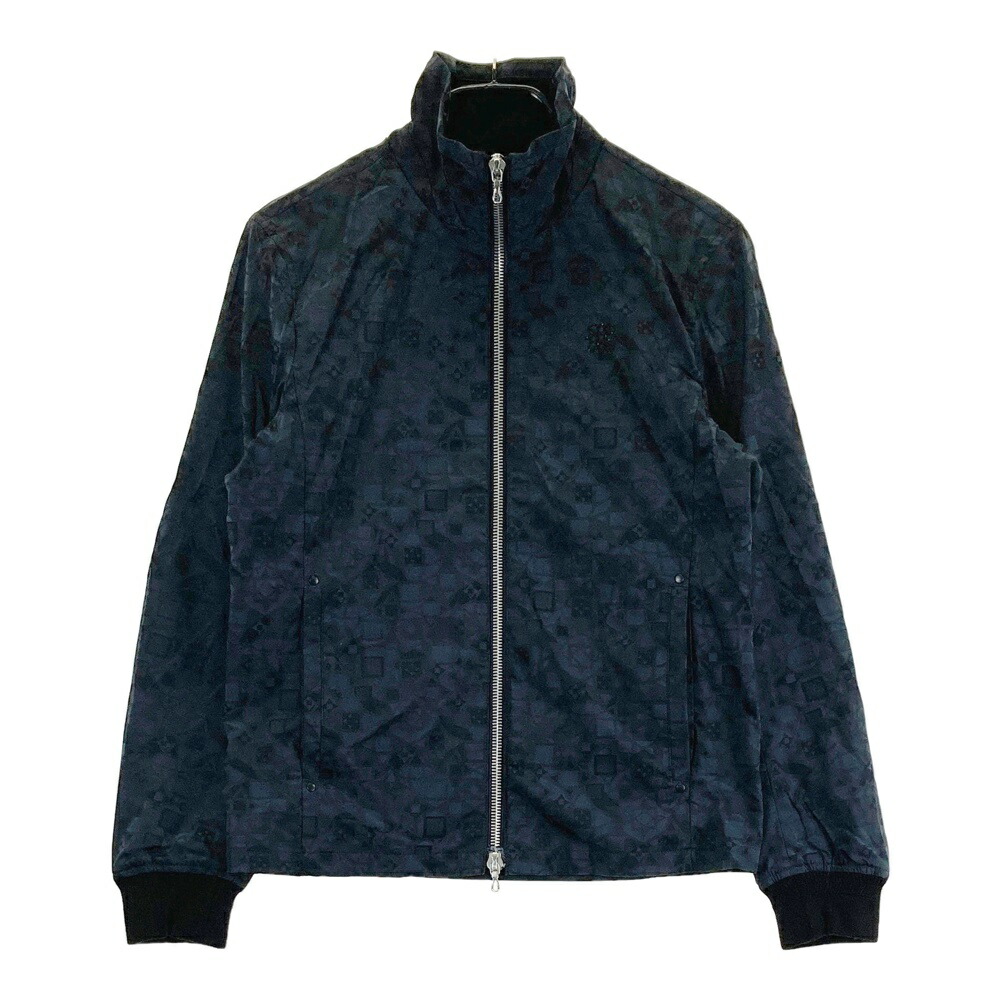 ST ANDREWS セントアンドリュース 蓄熱 ナイロン ジップジャケット 総柄 ブラック系 M 【中古】ゴルフウェア メンズ｜中古ゴルフウェア通販STST