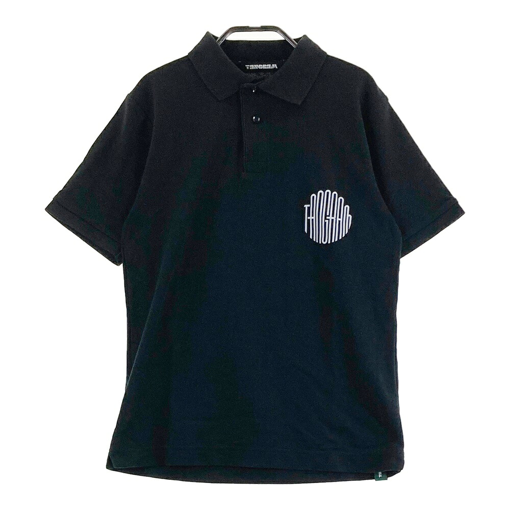 TANGRAM　タングラム 半袖ポロシャツ ブラック系 XS 【中古】ゴルフウェア メンズ