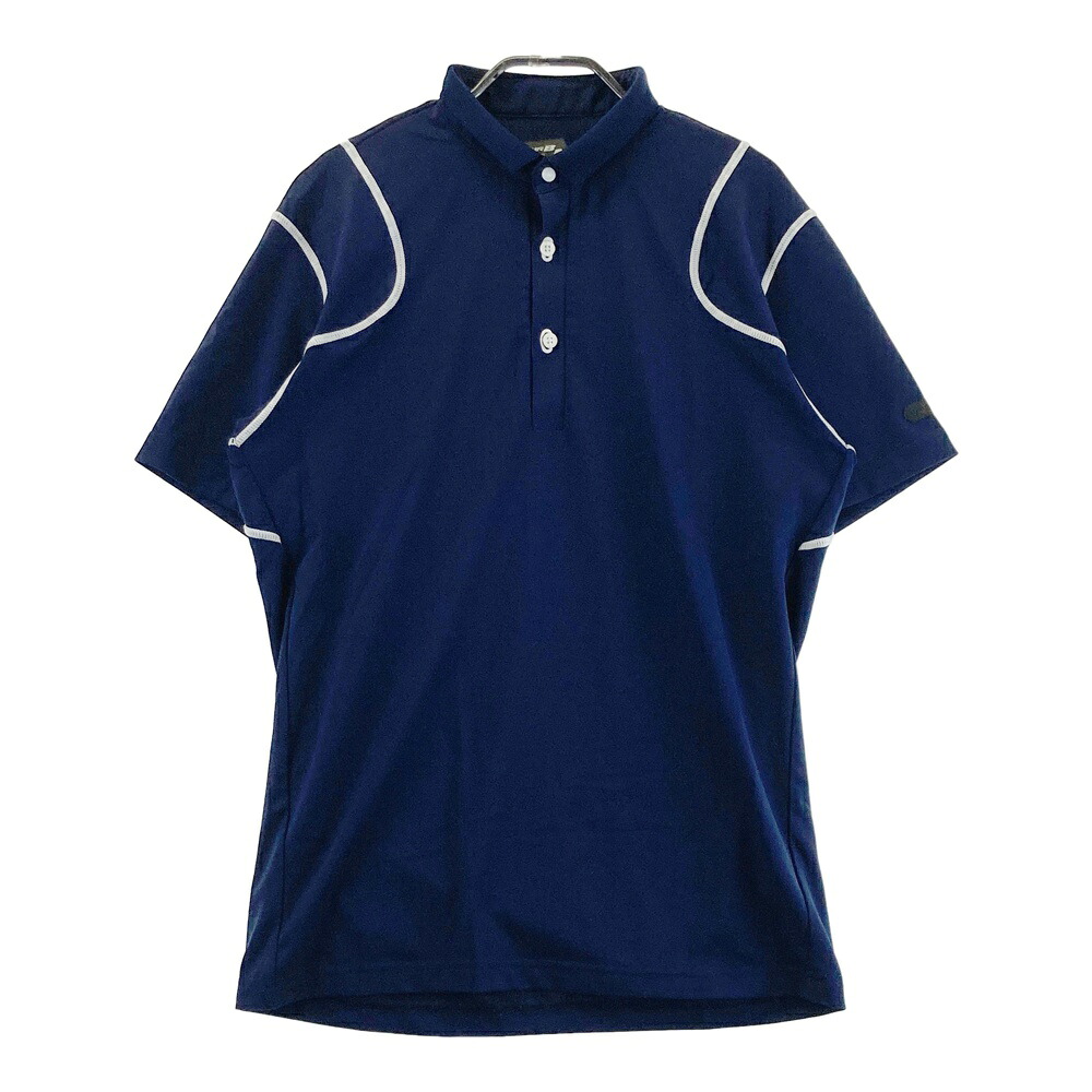 BRIDGESTONE GOLF ブリヂストンゴルフ ULTICORE 半袖ポロシャツ ネイビー系 M 【中古】ゴルフウェア メンズ 4,382円