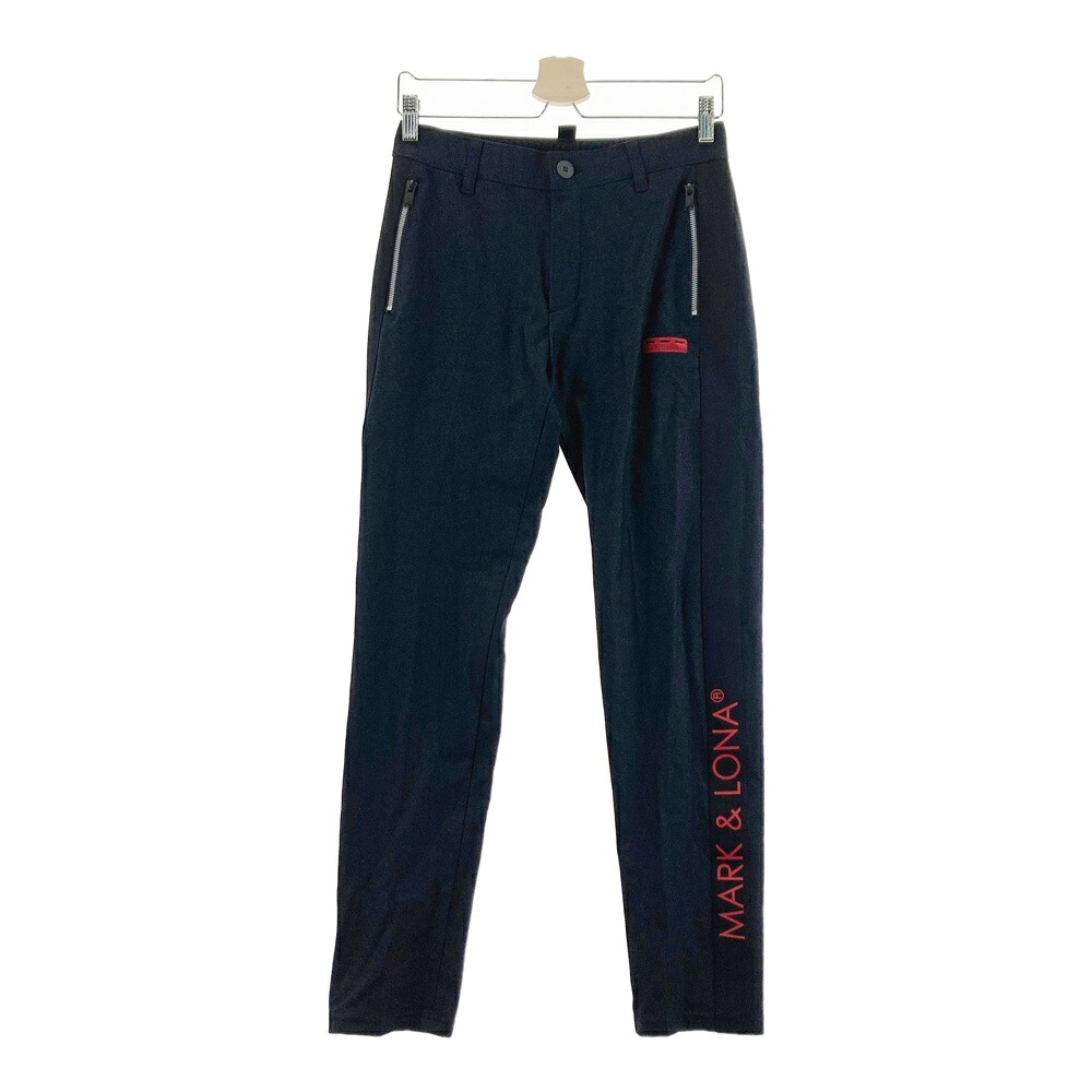 MARK&LONA マークアンドロナ ストレッチパンツ ブラック系 40 【中古】ゴルフウェア メンズ