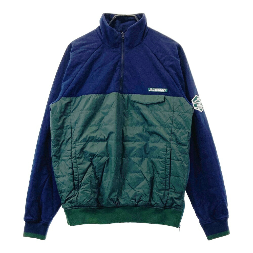 JACK BUNNY ジャックバニー ハーフジップ 中綿 長袖ブルゾン カーキ系 6 【中古】ゴルフウェア メンズ｜中古ゴルフウェア通販STST