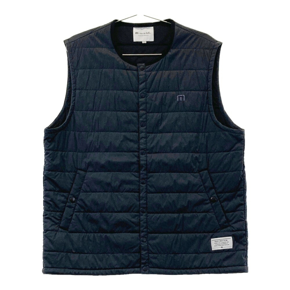 TRAVIS MATHEW トラビスマシュー 中綿ベスト グレー系 2XL 【中古】ゴルフウェア メンズ
