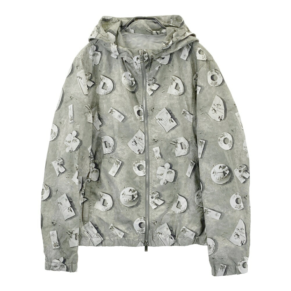 Dior HOMME ディオールオム 013C402C4859 ナイロンジャケット ダニエル アーシャム グレー系 56 【中古】メンズ