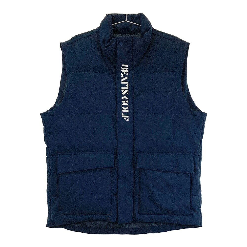 BEAMS GOLF ビームスゴルフ 中綿ベスト ネイビー系 XL 【中古】ゴルフウェア メンズ
