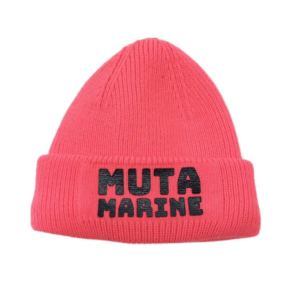 MUTA MARINE GOLF ムータマリンゴルフ ニット帽 ビーニー ピンク系 F 【中古】ゴルフウェア