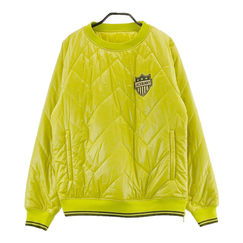 JACK BUNNY ジャックバニー リバーシブル 中綿 ボア スニードジャック イエロー系 4 【中古】ゴルフウェア メンズ