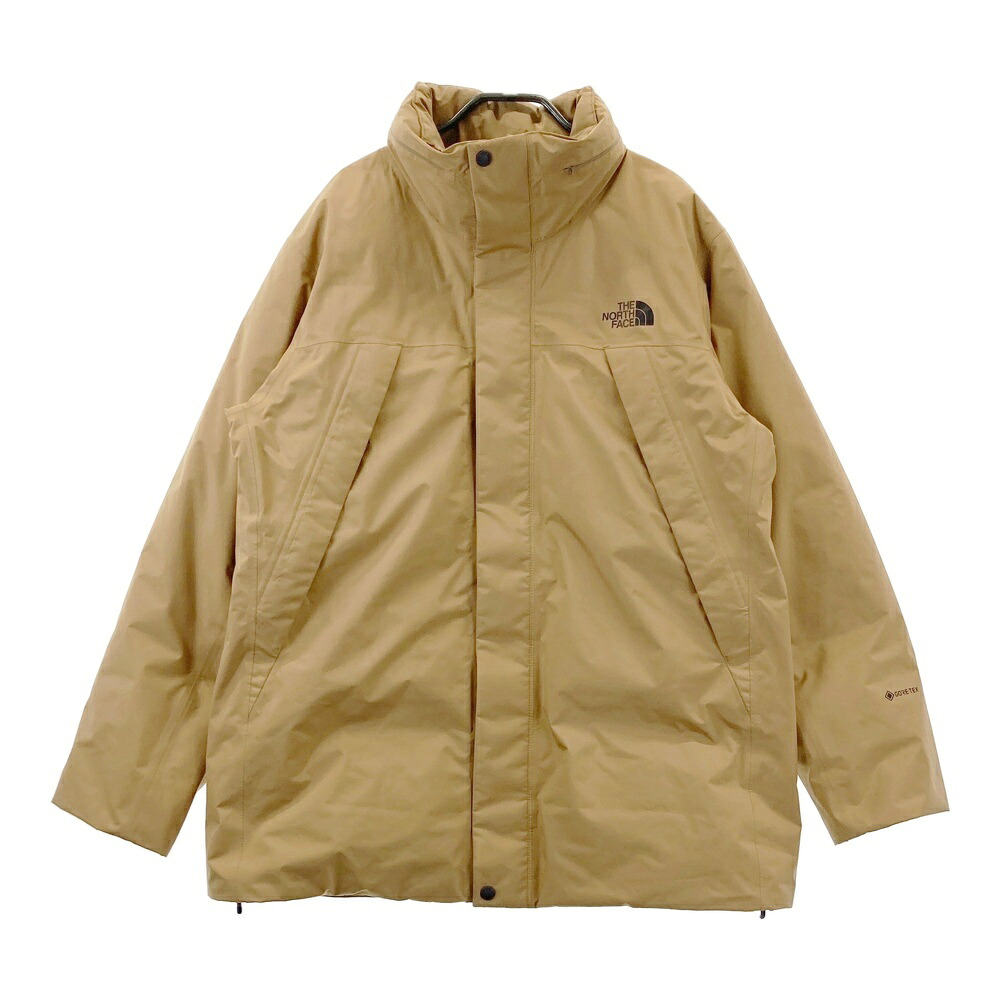 THE NORTH FACE ザ 北の方人間の顔 ND92062 PERTEX GTXパフ厚地の外套  ベージュ系 M 【中古】メンズ