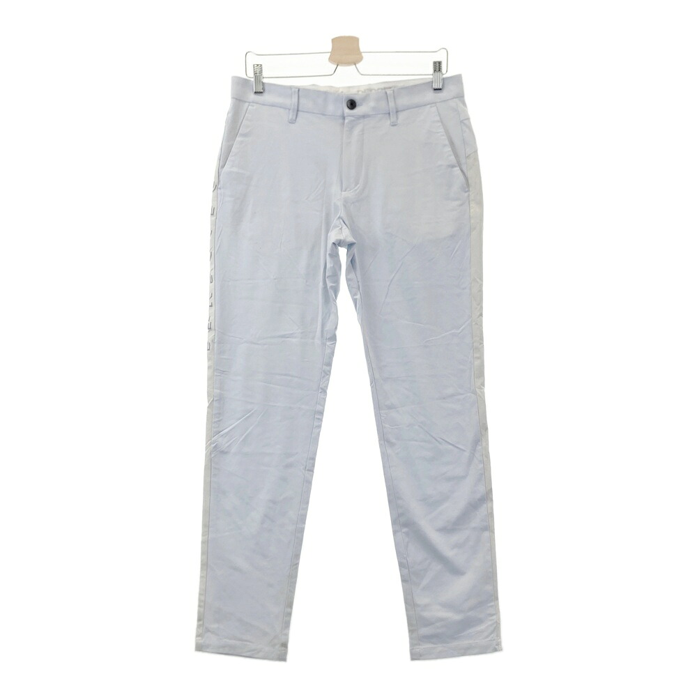 DESCENTE GOLF デサントゴルフ ストレッチ ロングパンツ ブルー系 L 【中古】ゴルフウェア メンズ