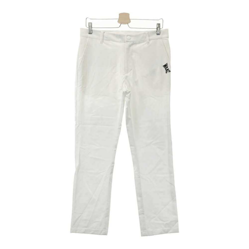 WAAC ワック ストレッチパンツ ホワイト系 2 【中古】ゴルフウェア メンズ