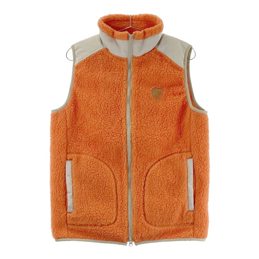 JACK BUNNY ジャックバニー  ボア 中綿ベスト  オレンジ系 5 【中古】ゴルフウェア メンズ