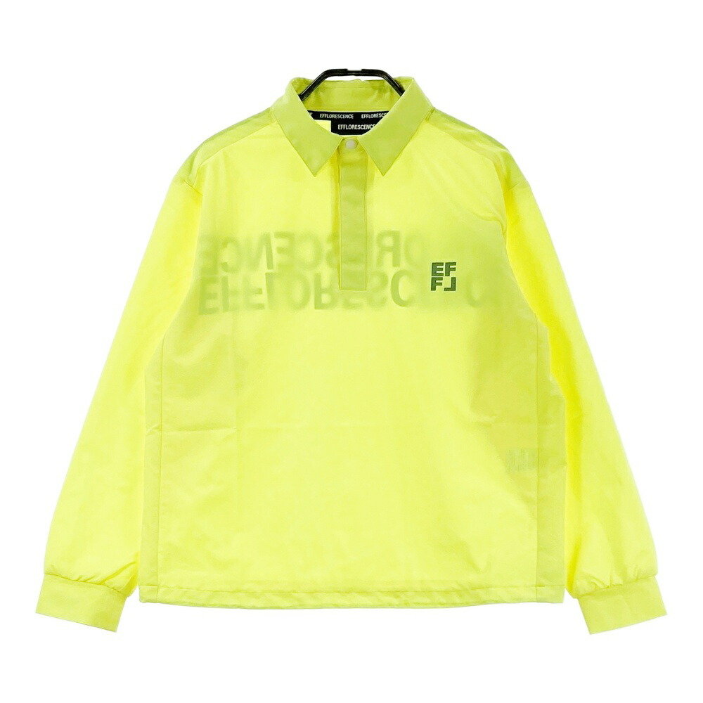 EFFLORESCENCE エフロレッセンス  長袖スポーツシャツ  黄色系 S 【中古】ゴルフお召しもの メンズ