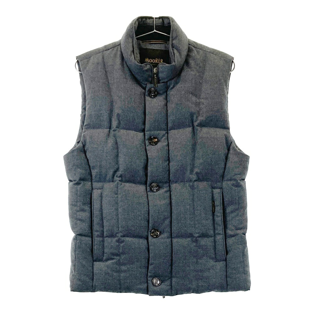 MOORER ムーレー MANTEGNA-L ダウンベスト グレー系 46 【中古】メンズ