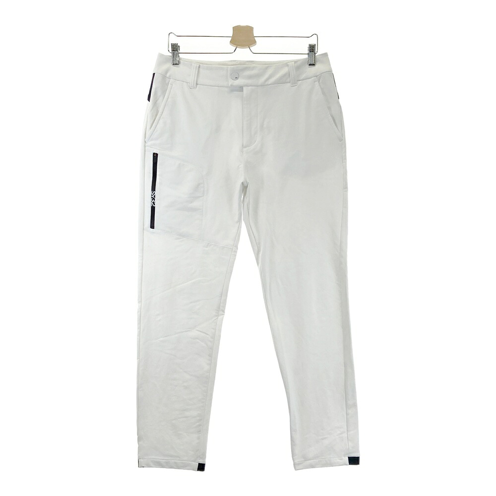 SY32 BY SWEET YEARS GOLF エスワイサーティトゥ ストレッチパンツ 裏起毛 ホワイト系 L 【中古】ゴルフウェア メンズ