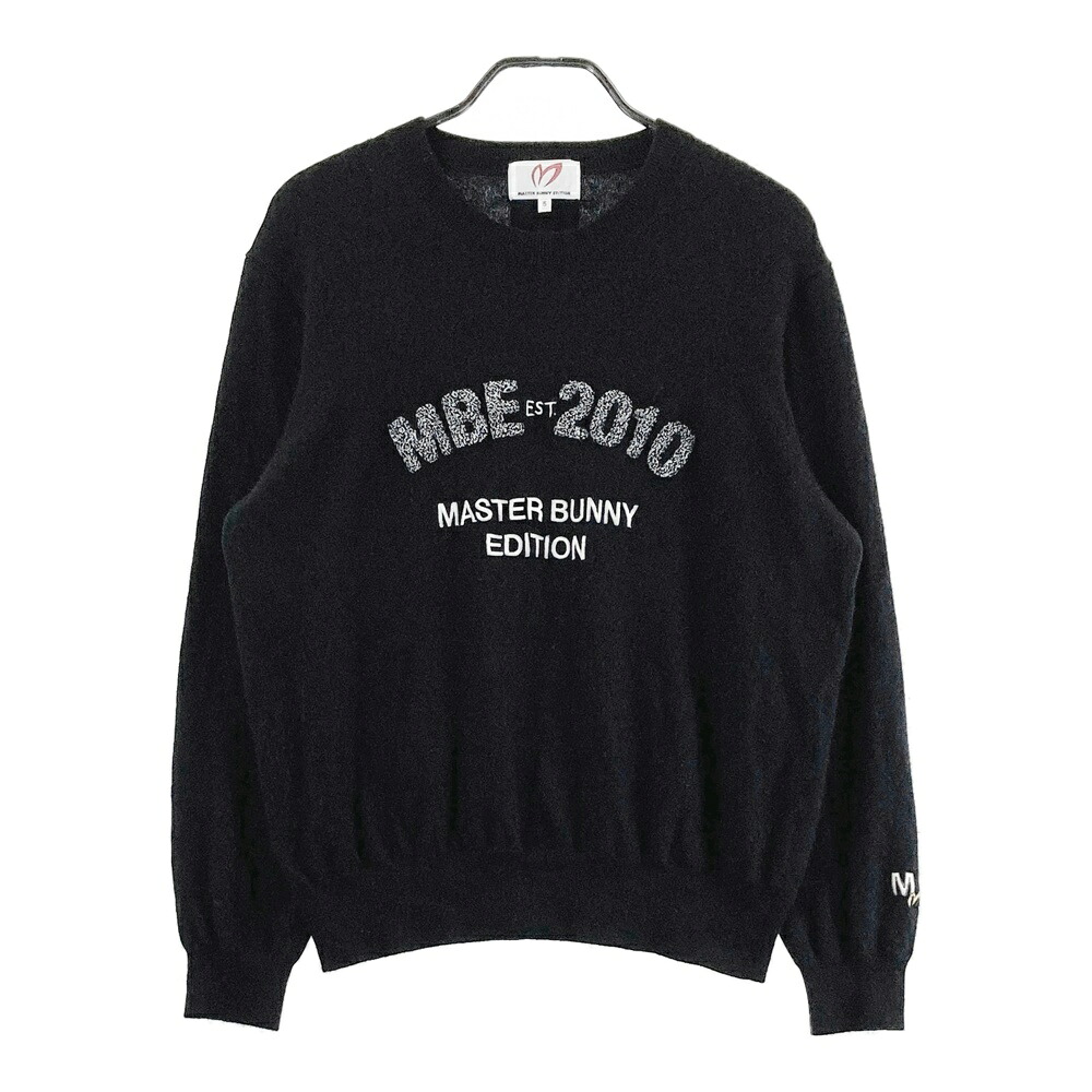 MASTER BUNNY EDITION マスターバニーエディション カシミヤ ニットセーター ブラック系 5 【中古】ゴルフウェア メンズ|中古ゴルフウェア通販STST