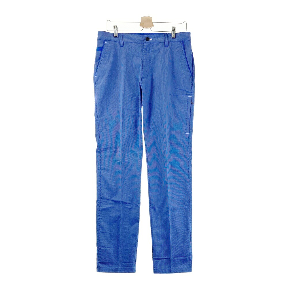 LE COQ GOLF ルコックゴルフ ストレッチパンツ ドットストライプ柄 ブルー系 82 【中古】ゴルフウェア メンズ