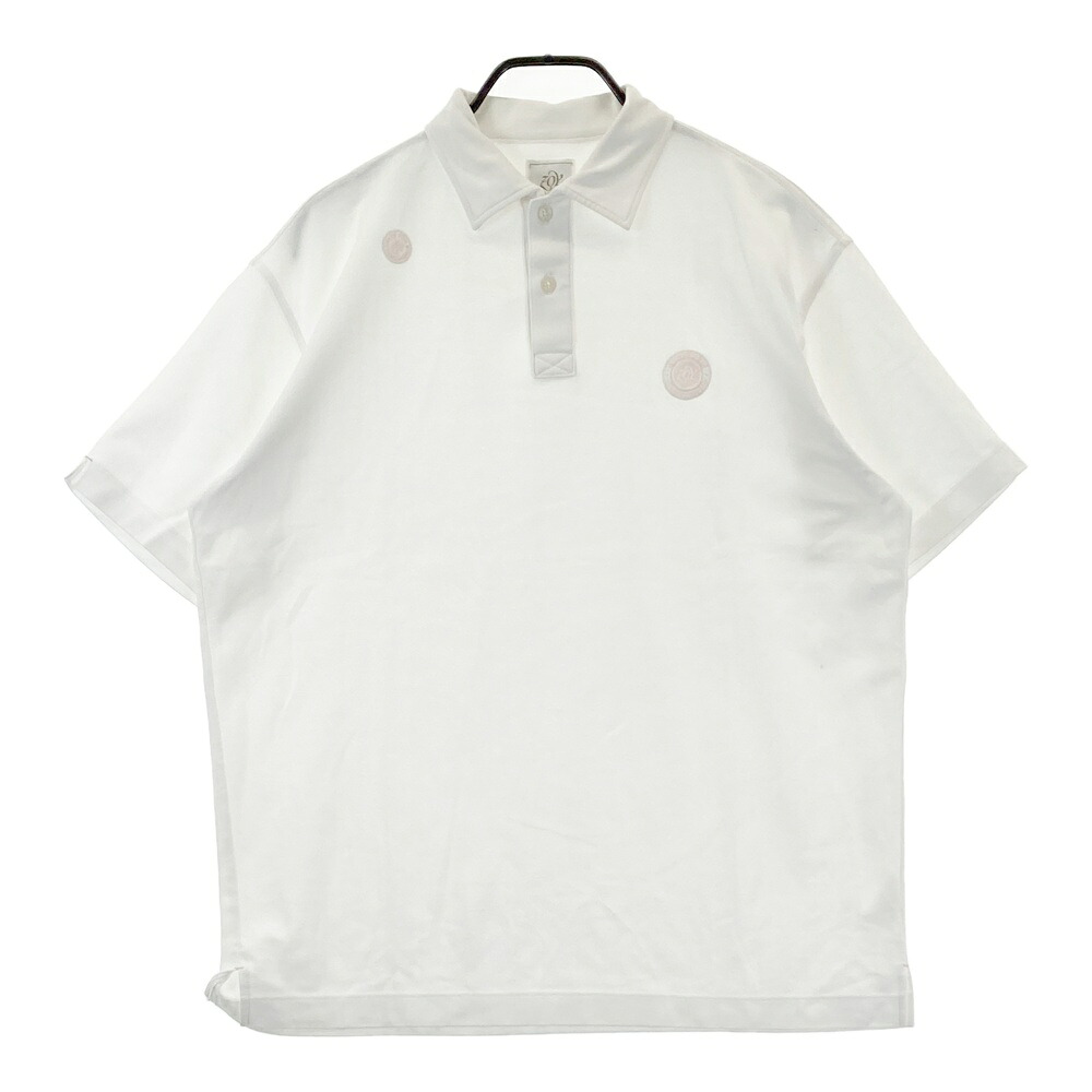 ZOY ゾーイ 半袖ポロシャツ ホワイト系 3 【中古】ゴルフウェア メンズ
