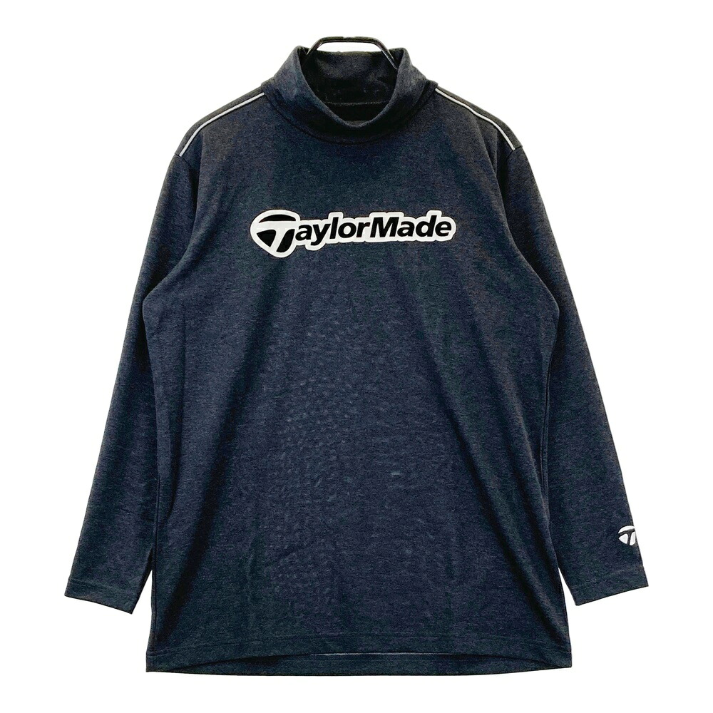 TAYLOR MADE テーラーメイド タートルネック長袖Tシャツ ブラック系 0 【中古】ゴルフウェア メンズ