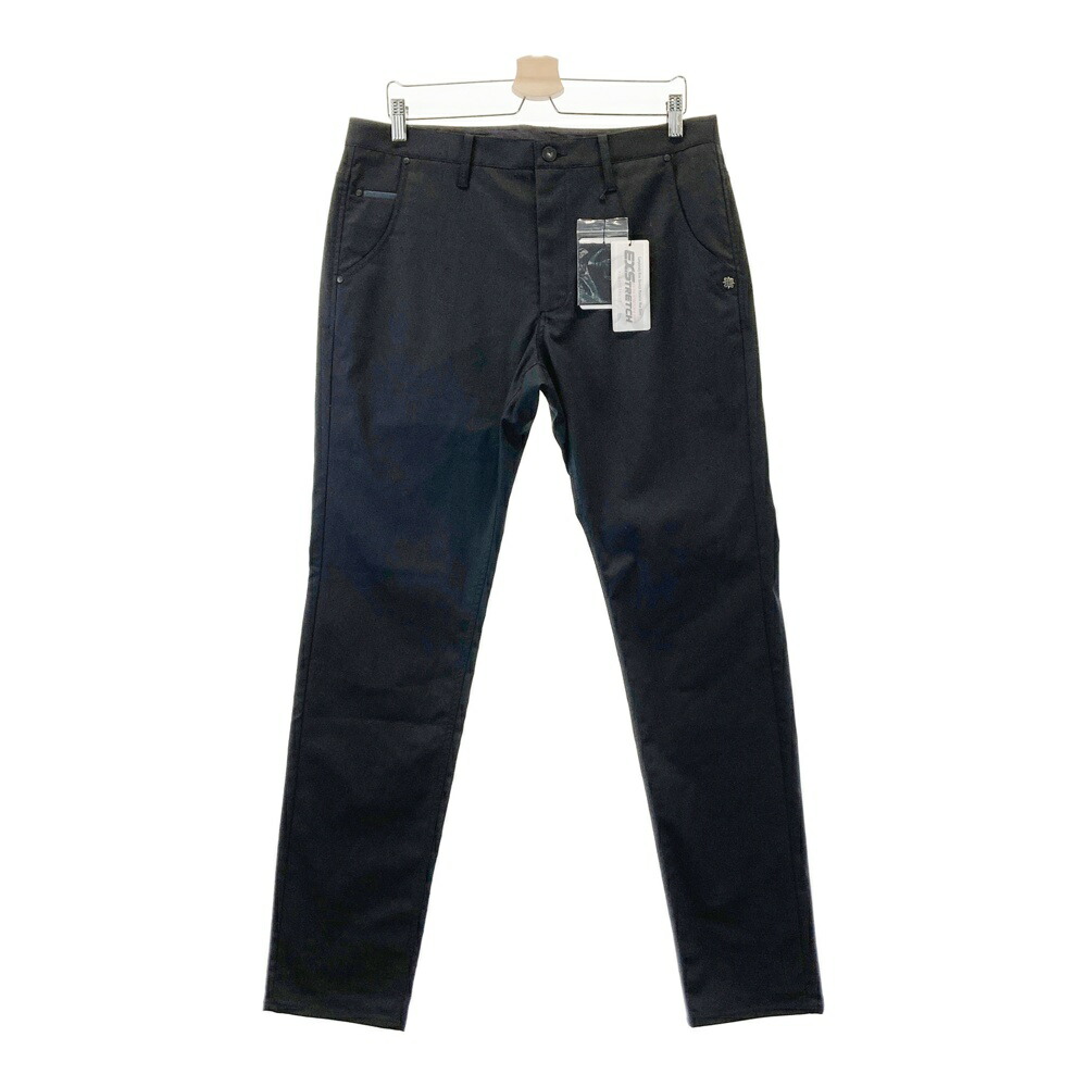 ST ANDREWS セントアンドリュース ストレッチ ロングパンツ ブラック系 LL 【中古】ゴルフウェア メンズ