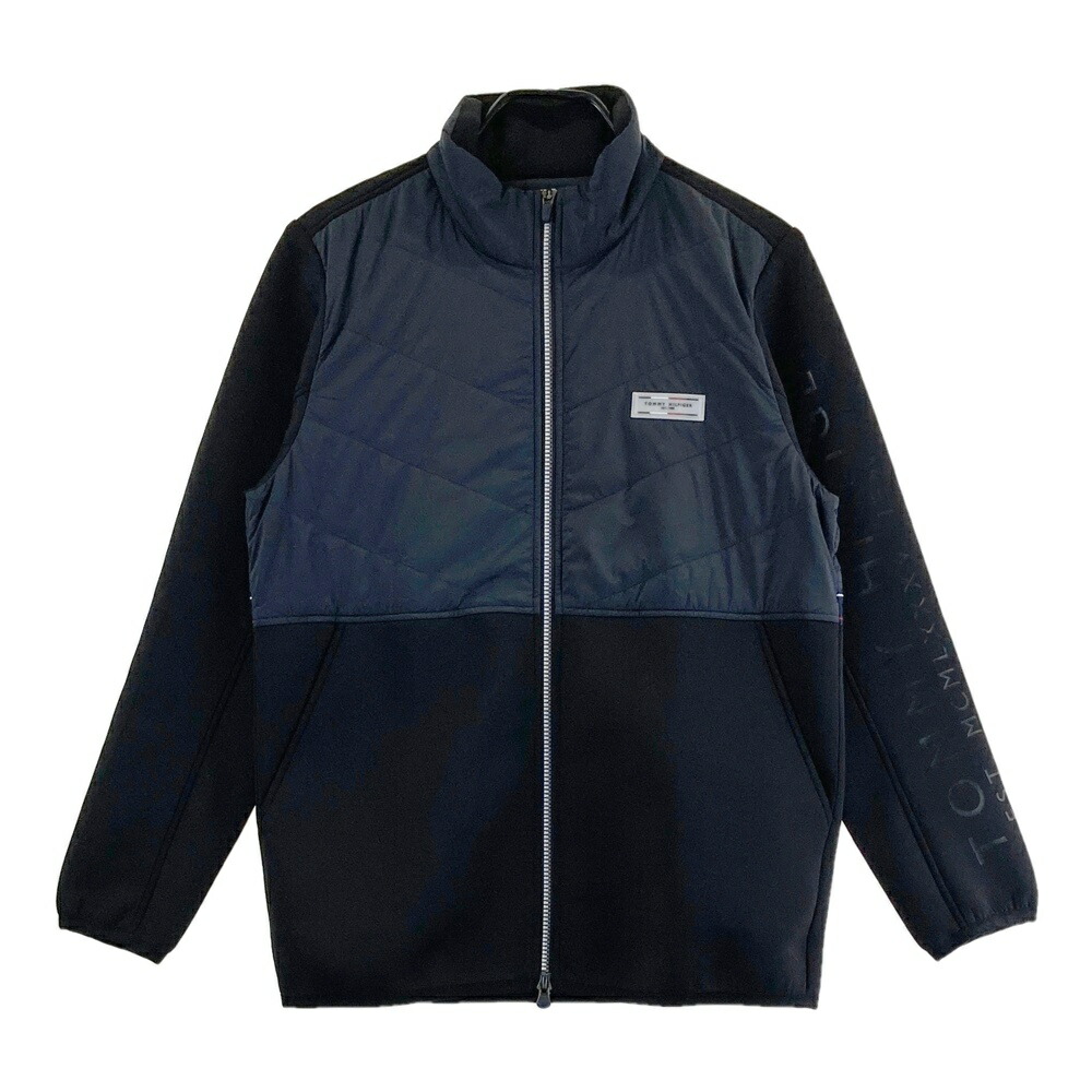 TOMMY HILFIGER GOLF トミー ヒルフィガーゴルフ 中綿切替 長袖ジャケット ネイビー系 L 【中古】ゴルフウェア メンズ