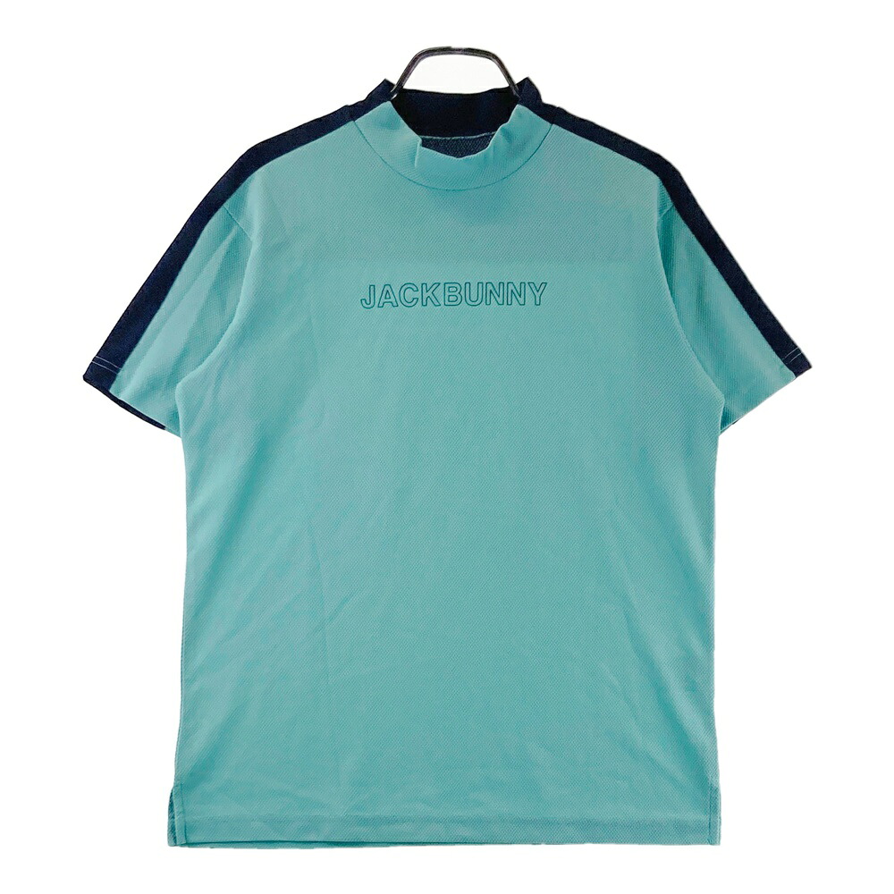 JACK BUNNY ジャックバニー 2024年モデル ハイネック 半袖Tシャツ グリーン系 4 【中古】ゴルフウェア メンズ